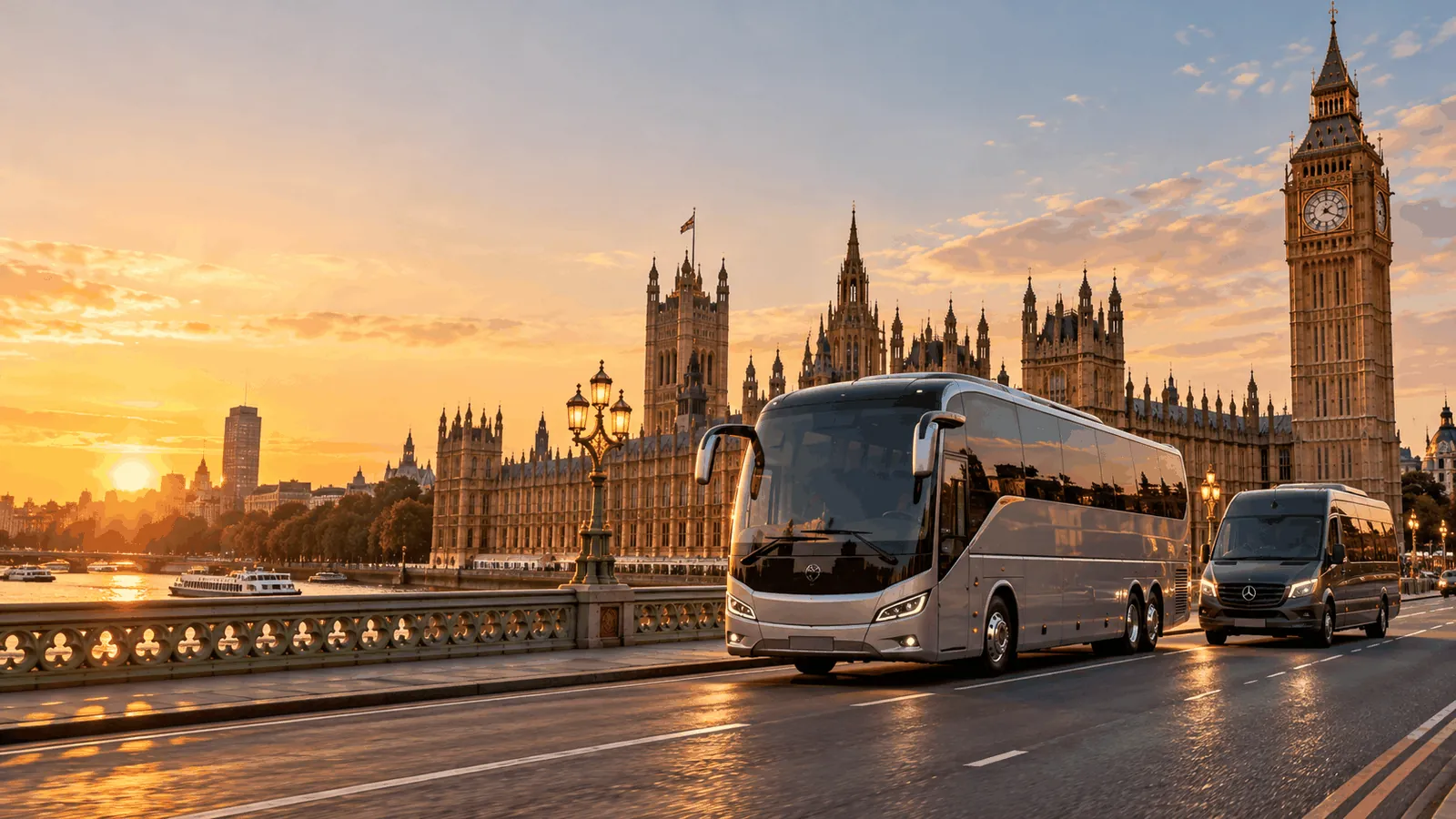 Bus rental and coach hire in London